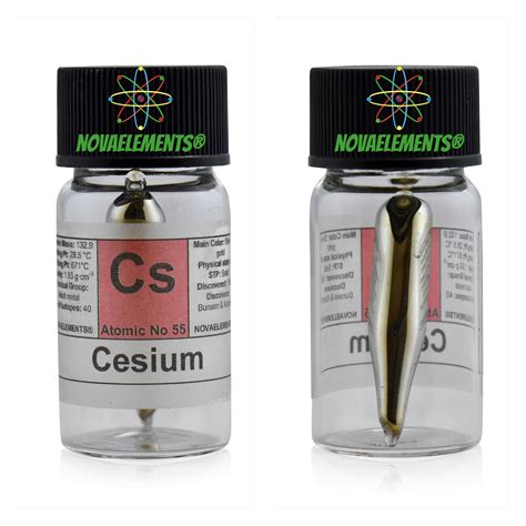 cesium metal cesium metal cesium ampoule cesium element  gram