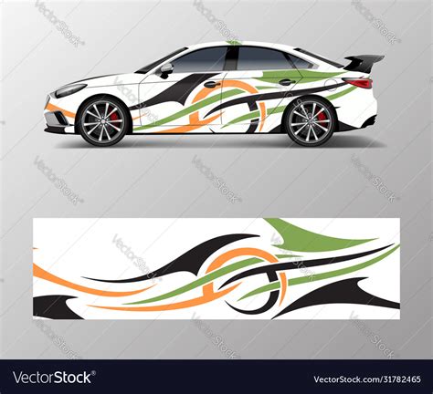 Race Car Vinyl Graphic Designs