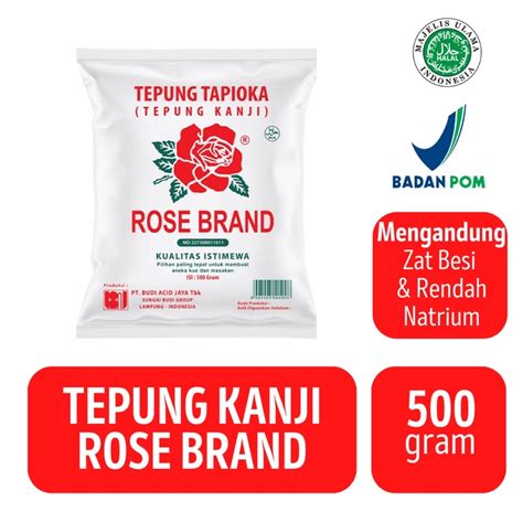 Jual Tepung Tapioka Tepung Kanji Rose Brand Gram Shopee Indonesia