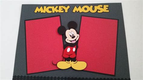 Disney Mickey Mouse Scrapbook Layout 2