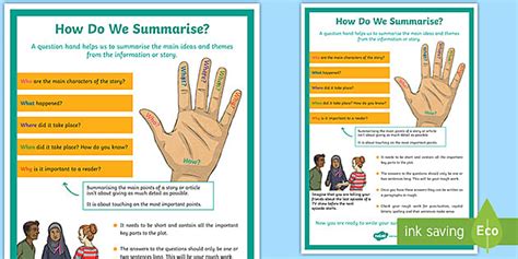 Writing A Summary Grade 4