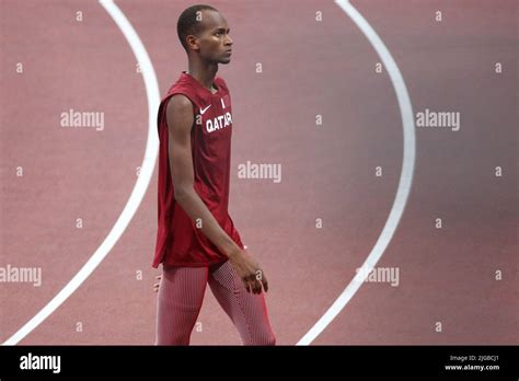 August St Tokyo Japan Mutaz Essa Barshim Of Qatar In Action