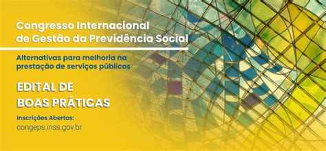 Congresso Internacional de Gestão da Previdência Social abre inscrições