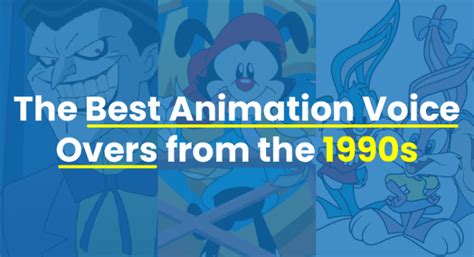 The Best Animation Voice Overs From The 1990s Voices Voices