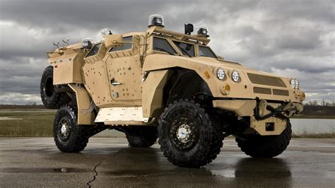 Humvee Terramax Brown Runway Cloudy M Atv Mrap Oshkosh 4k Gray Sky Infantry Mobility