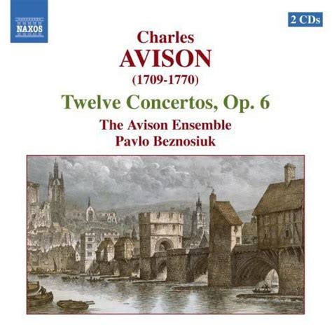 Concertos Op The Avison Ensemble Charles Avison Pavlo