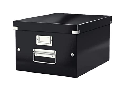 60440095 Leitz | Leitz Black 1 Compartment A4 Archive Box, H220mm x ...