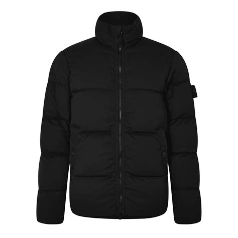 Stone Island Ghost Down Puffer Jacket Men Nero V0029 Flannels