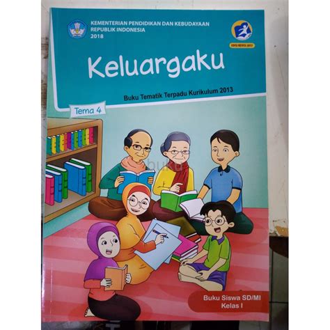 Buku Tematik Kelas Tema Keluargaku Bagikan Kelas