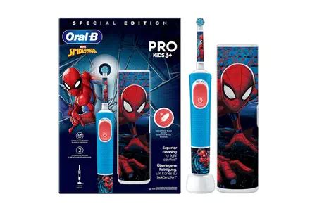 Brosse à dents électrique Oral B VITALITY Kids Spider Man ETUI Darty