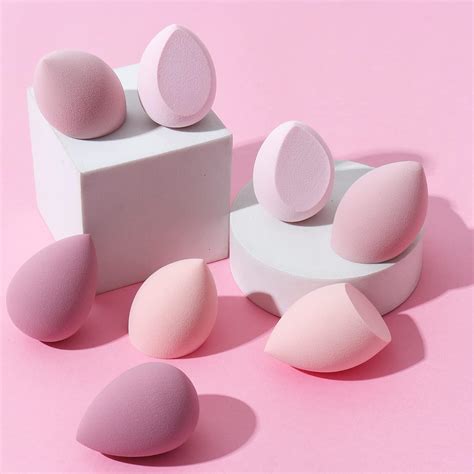 Beauty Blender Juego de 8 esponjas de maquillaje de uso seco y húmedo