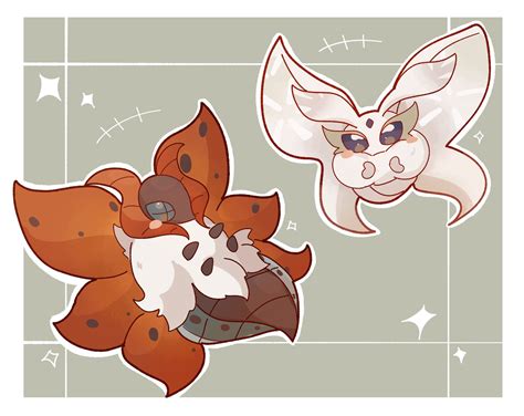 Volcarona And Frosmoth Pokemon Drawn By Tamako Pixiv 71110817