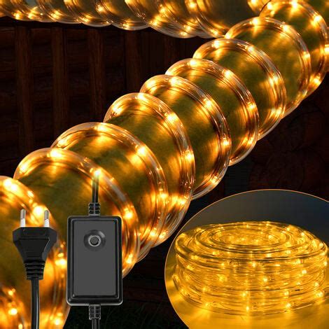 Vingo Tube Lumineux Ext Rieur Led Guirlande Lumineuse D Coration Et