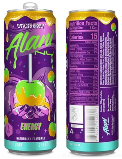 Alani Nu Energy Drink Kimade And Witches Brew 12 Pack Variety Prestige Snacks