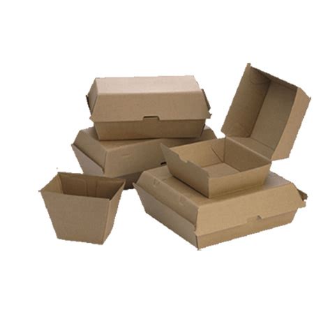 Customized Cheap Plain Design Cardboard Paper Double Burger Box