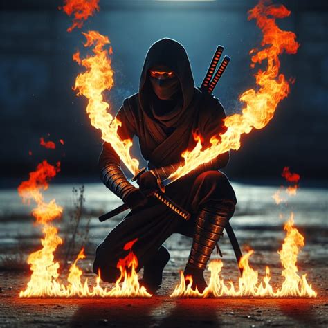 fire ninja wallpaper