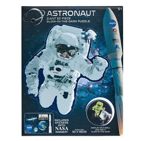 Buy Nasa Astronaut Giant 50 Piece Glow In The Dark Puzzle For Gbp 399