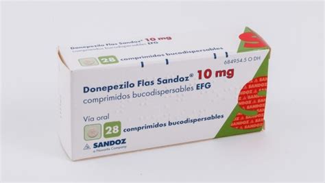 DONEPEZILO FLAS SANDOZ 10 Mg COMPRIMIDOS BUCODISPERSABLES EFG 28