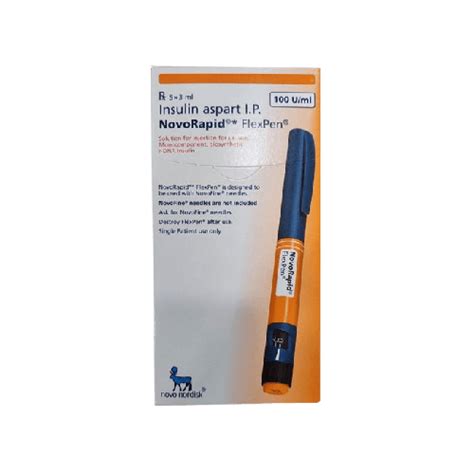 Novorapid Flexpen 100 Iu Inj 3 Ml Pen At Rs 2500box Novorapid