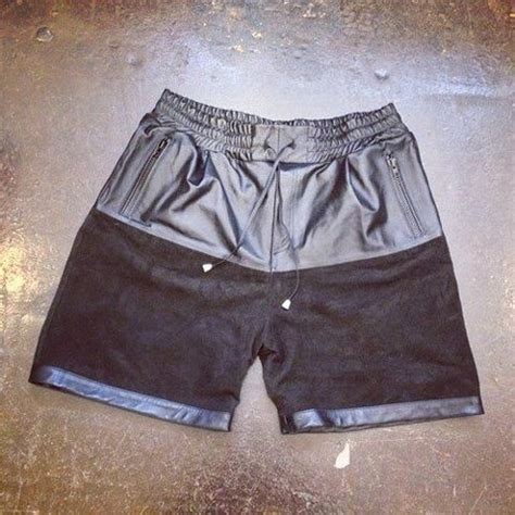 Clothsurgeon Bespoke Lambskin Nappa Leather Suede Shorts