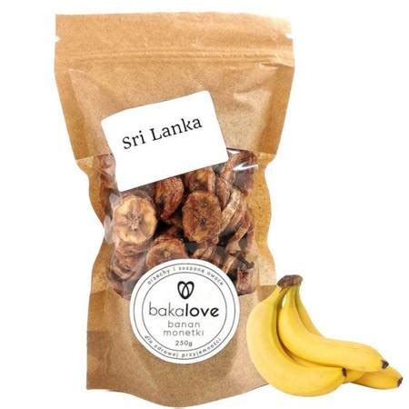 Suszony Banan Plasterki Bez Cukru Bakalie Sri Lanka 250g Sklep