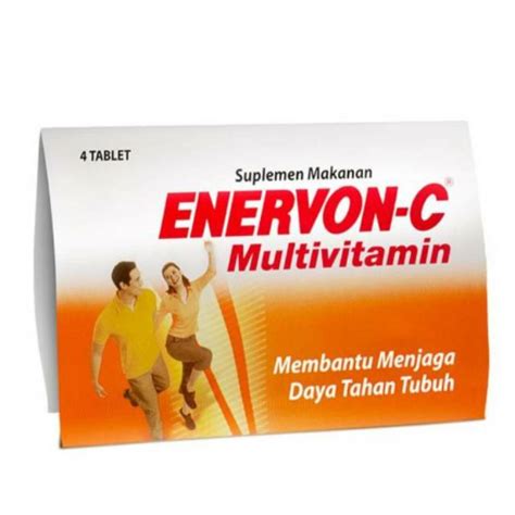 Jual Enervon C Multivitamin Strip Tablet Shopee Indonesia