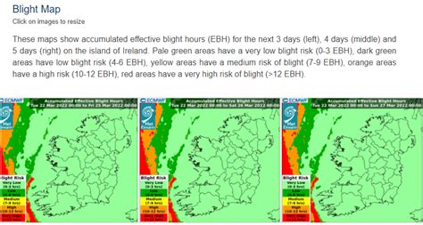 New Blight Forecast Met Ireann The Irish Meteorological Service