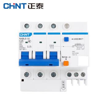 正泰NXBLE正泰CHNTNXBLE 32 3P C25 30mA 6kA 小型漏电保护断路器 漏保空气开关行情 报价 价格 评测 京东