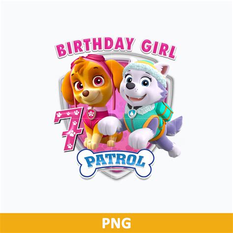 Paw Patrol Th Birthday Girl Png Paw Patrol Skye Everest Bi Inspire