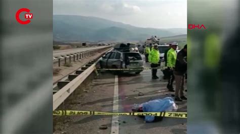 Trafi E Kapand Ankara Samsun Yolunda Ara L K Zincirleme Kaza