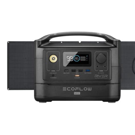 Pack Ecoflow River Max Wh Panneau Solaire W Batterie Nomade