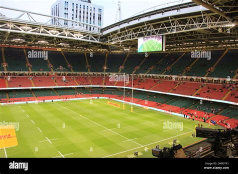 Inside The Principality Stadium Cardiff Wales Stock Photo Alamy