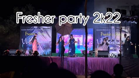 Fresher Party 2k22 At Gims Gulbarga Fresherparty Shotoniphone Mbbs