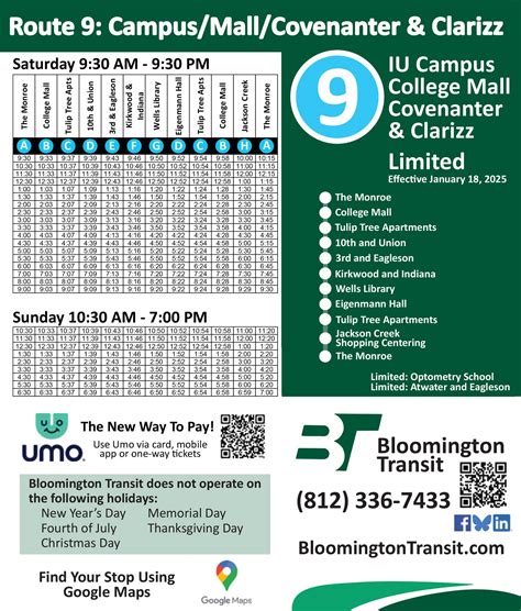 Route 4 Bus Schedule: Timetables and Stop Information 1
