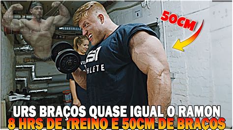 URS TREINANDO BRAÇOS POR 8 HORAS PRA VENCER RAMON ELE BATEU QUASE