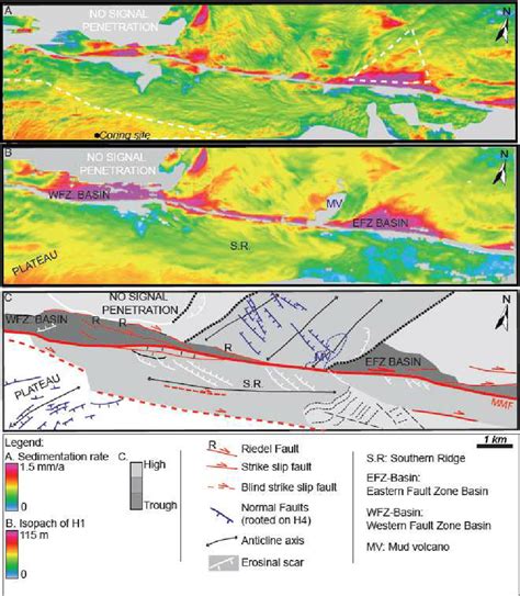 Morphological Units Present Day Sedimentation And Active Main