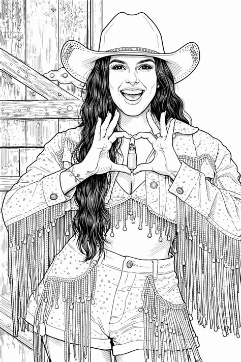 Ana Castela Para Colorir E Imprimir - Desenhos da Ana Castela para Imprimir e Colorir