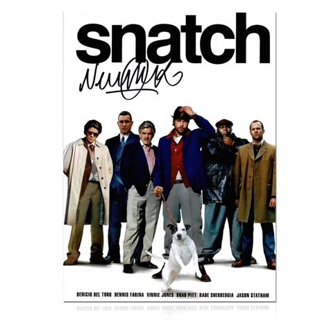 Vinnie Jones Signed Snatch Film Poster | Exclusive Memorabilia