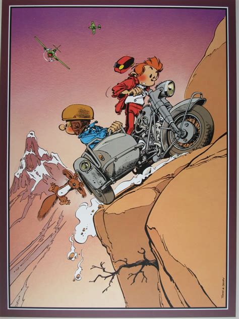 Janry Et Tome Spirou Et Fantasio Side Car Grand Format Para Bd