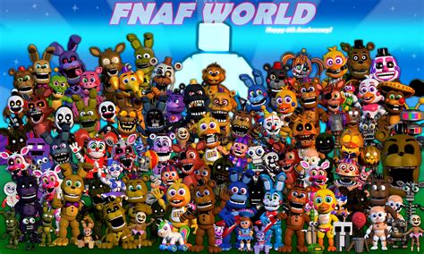 Endo Of Rock On Twitter Hell Yeah Fnaf World 6th Anniversary Credits