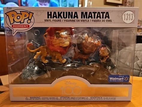 Funko Pop Moments Disney The Lion King Hakuna Matata Walmart