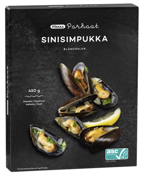 Pirkka Parhaat Sinisimpukka 450g Asc Pakaste K Ruoka