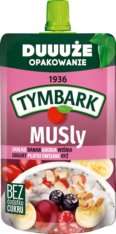 TYMBARK 200g jabłko banan aronia i wiśnia Maspex