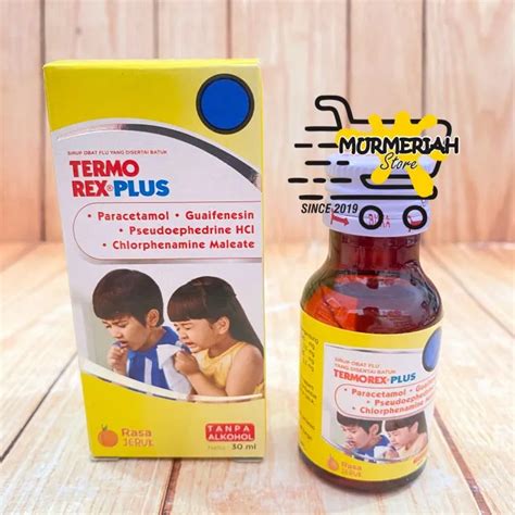 Termorex Plus Sirup Botol Ml Obat Batuk Pilek Dan Demam Panas Anak