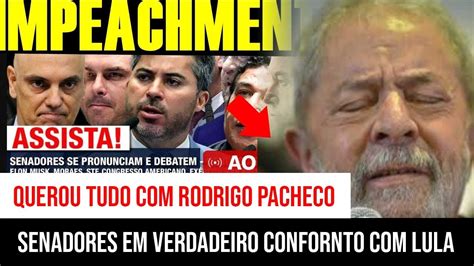 Ao Vivo Pacheco Foi Confrontado Por Senadores Contra Os Vetos Do