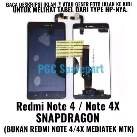 Jual Original Oem Lcd Touchscreen Fullset Xiaomi Redmi Note