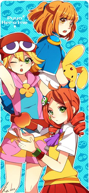 Arle Nadja Puyo Carbuncle Amitie And Andou Ringo Puyopuyo And 2