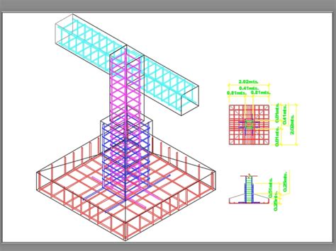 Zapata En Autocad Descargar Cad Kb Bibliocad