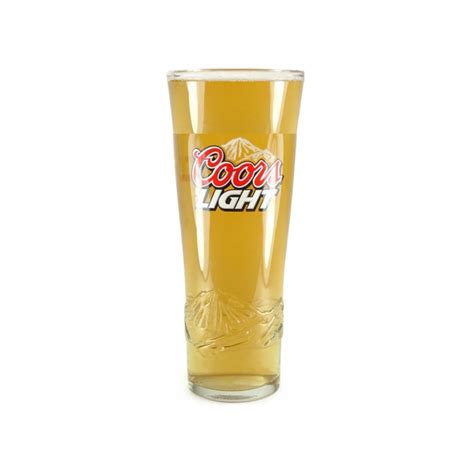 Glass Coors Light