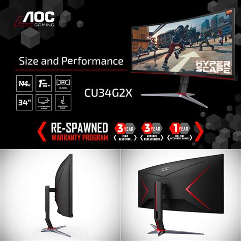 Don T Pay Get The Aoc Cu G X Inch Curved Frameless Hz